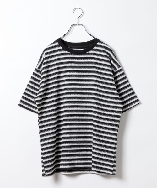 LAND MUSEUM（ランドミュージアム）の「LAND MUSEUM／ベーシックボーダーＴ（Tシャツ/カットソー・メンズ・アイボリー/ブラック・FREE）」の14枚目の写真