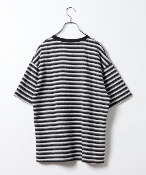 LAND MUSEUM（ランドミュージアム）の「LAND MUSEUM／ベーシックボーダーＴ（Tシャツ/カットソー・メンズ・アイボリー/ブラック・FREE）」の19枚目の写真