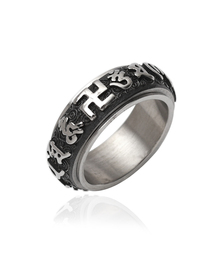 BLANCIER（ブランシエール）の「ツートンマントラスピン BM257R1158 ヴィンテージリング（リング）」