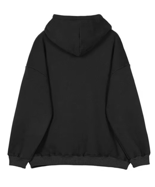 NOWLE(ノウル)の「【NOWLE】アーチカレッジ ロゴ プリント スウェットパーカー / フーディー(パーカー・メンズ・ブラック・LARGE/SMALL)」の11枚目の写真