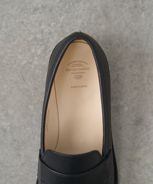 foot the coacher（フットザコーチャー）の「【foot the coacher】FT LOAFER（ローファー・メンズ・ブラック・26.5/25.5）」の11枚目の写真