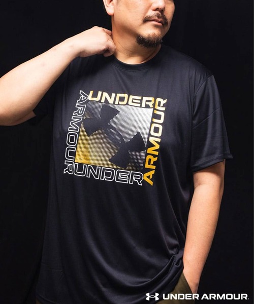 UNDER ARMOUR(アンダーアーマー)の「Tシャツ 半袖 メンズ 大きいサイズ サカゼン80周年記念 オリジナルデザイン クルーネック GRADATION トップスカジュアル 春 夏(Tシャツ/カットソー・メンズ・レッド/ブラック・3XL/4XL/5XL/6XL)」の3枚目の写真