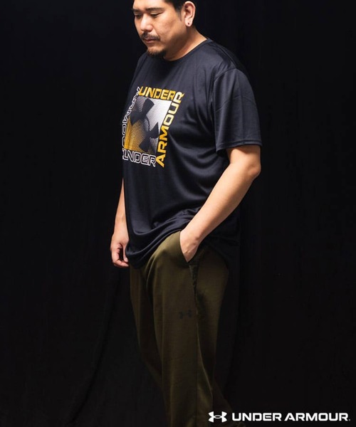 UNDER ARMOUR(アンダーアーマー)の「Tシャツ 半袖 メンズ 大きいサイズ サカゼン80周年記念 オリジナルデザイン クルーネック GRADATION トップスカジュアル 春 夏(Tシャツ/カットソー・メンズ・レッド/ブラック・3XL/4XL/5XL/6XL)」の4枚目の写真