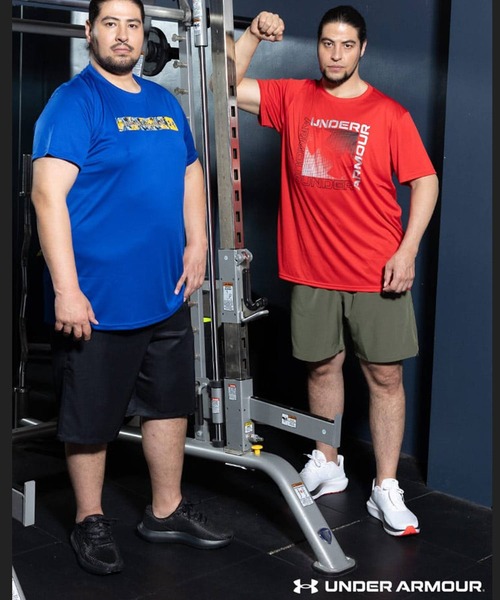 UNDER ARMOUR(アンダーアーマー)の「Tシャツ 半袖 メンズ 大きいサイズ サカゼン80周年記念 オリジナルデザイン クルーネック GRADATION トップスカジュアル 春 夏(Tシャツ/カットソー・メンズ・レッド/ブラック・3XL/4XL/5XL/6XL)」の10枚目の写真