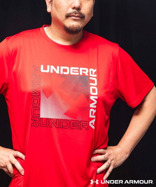 UNDER ARMOUR(アンダーアーマー)の「Tシャツ 半袖 メンズ 大きいサイズ サカゼン80周年記念 オリジナルデザイン クルーネック GRADATION トップスカジュアル 春 夏(Tシャツ/カットソー・メンズ・レッド/ブラック・3XL/4XL/5XL/6XL)」の13枚目の写真