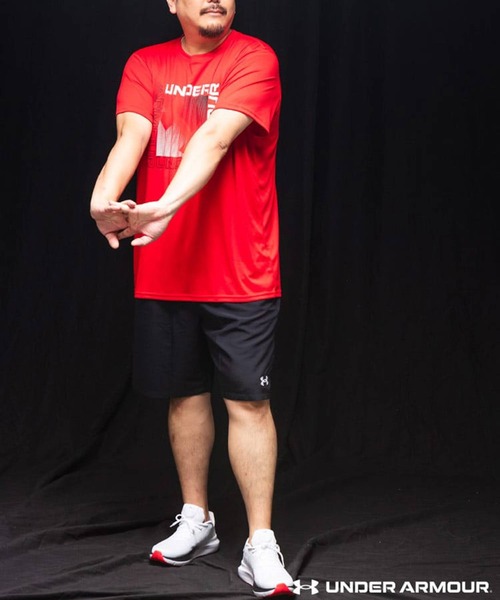 UNDER ARMOUR(アンダーアーマー)の「Tシャツ 半袖 メンズ 大きいサイズ サカゼン80周年記念 オリジナルデザイン クルーネック GRADATION トップスカジュアル 春 夏(Tシャツ/カットソー・メンズ・レッド/ブラック・3XL/4XL/5XL/6XL)」の15枚目の写真