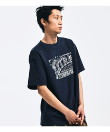 ヘビコットン EX ヴィンテージロゴTシャツ ネイビー