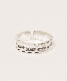 MONOCHROME（モノクローム）の「ヴィンテージデザインステンレスオープンリング（リング）」