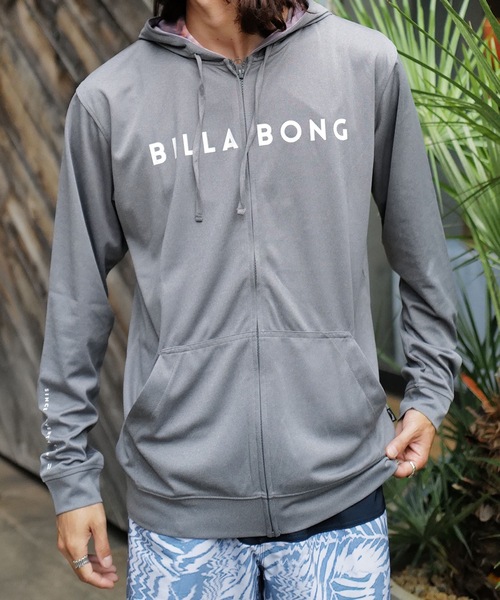 BILLABONG メンズ RASH ZIP HOOD ジップラッシュガード 【2026年夏