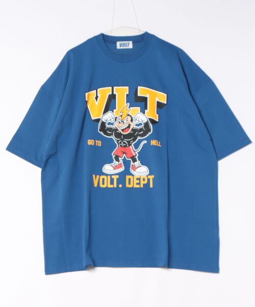 a.p.o.v.(エーピーオービー)の「a.p.o.v. マッスルキャラプリントスーパーオーバーサイズコットンTシャツ(Tシャツ/カットソー・メンズ・ブラック/ブルー/ホワイト・ONESIZE)」の8枚目の写真