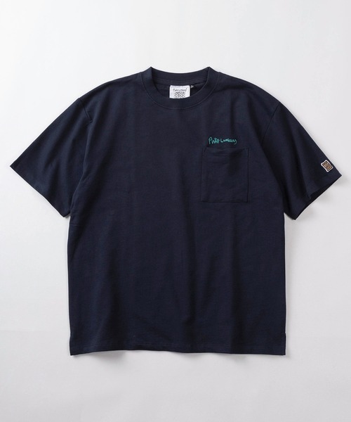 Philip Lumbang(フィリップランバン)の「【75】【Philip Lumbang/フィリップ・ランバン】 ブランドロゴ刺繍 ミニ裏毛 ポケット クルーネック Tシャツ ユニセックス【セットアップ可能】(Tシャツ/カットソー・メンズ・ブラック/ホワイト/ネイビー/グレー・M/XL/L)」の5枚目の写真