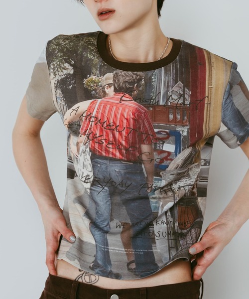 Knuth Marf(クヌースマーフ)の「【Knuth Marf】クヌースマーフ oji compact tee(Tシャツ/カットソー・レディース・マルチ・FREE)」の3枚目の写真