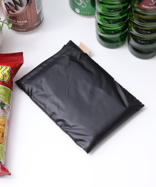 392 plusm(サンキューニプリュスエム)の「392plusm PU ECO BAG_S サンキューニ プリュスエム ピーユー エコバッグ エス ムジ(エコバッグ/サブバッグ・レディース・ブルー/ブラック/イエロー/レッド・ONE)」の7枚目の写真