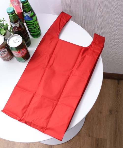 392 plusm(サンキューニプリュスエム)の「392plusm PU ECO BAG_S サンキューニ プリュスエム ピーユー エコバッグ エス ムジ(エコバッグ/サブバッグ・レディース・ブルー/ブラック/イエロー/レッド・ONE)」の11枚目の写真