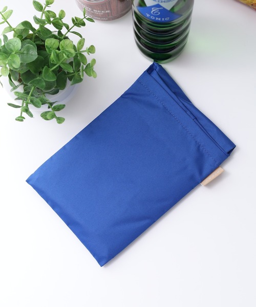 392 plusm(サンキューニプリュスエム)の「392plusm PU ECO BAG_S サンキューニ プリュスエム ピーユー エコバッグ エス ムジ(エコバッグ/サブバッグ・レディース・ブルー/ブラック/イエロー/レッド・ONE)」の8枚目の写真