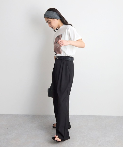 STELLA FISH（ステラフィッシュ）の「天竺フォトプリントTシャツ（Tシャツ/カットソー・レディース・ホワイト系その他2/ホワイト・FREE）」の9枚目の写真