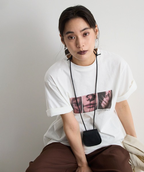 STELLA FISH（ステラフィッシュ）の「天竺フォトプリントTシャツ（Tシャツ/カットソー・レディース・ホワイト系その他2/ホワイト・FREE）」の11枚目の写真