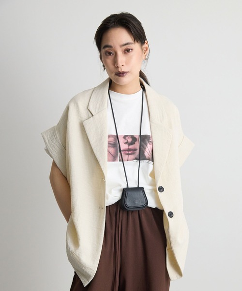 STELLA FISH（ステラフィッシュ）の「天竺フォトプリントTシャツ（Tシャツ/カットソー・レディース・ホワイト系その他2/ホワイト・FREE）」の13枚目の写真