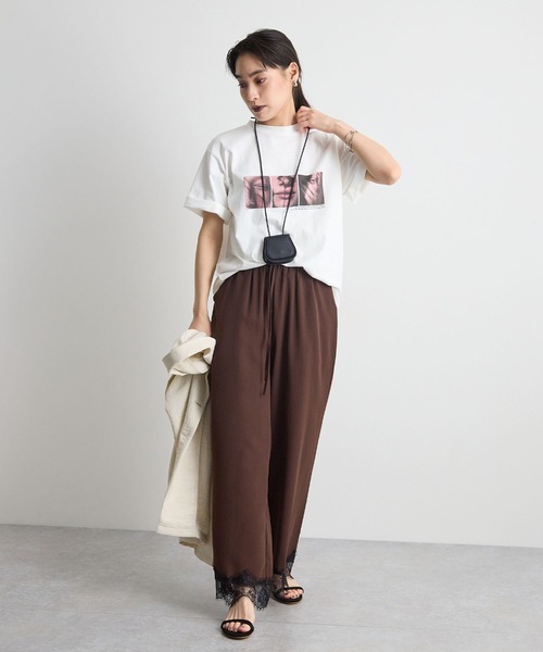 STELLA FISH（ステラフィッシュ）の「天竺フォトプリントTシャツ（Tシャツ/カットソー・レディース・ホワイト系その他2/ホワイト・FREE）」の16枚目の写真