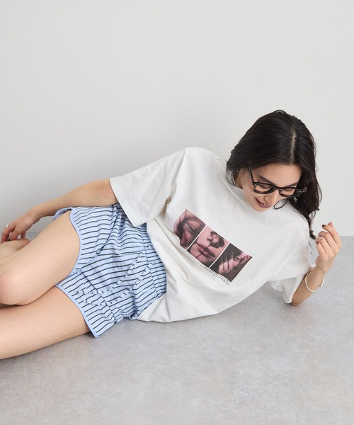 STELLA FISH（ステラフィッシュ）の「天竺フォトプリントTシャツ（Tシャツ/カットソー・レディース・ホワイト系その他2/ホワイト・FREE）」の20枚目の写真