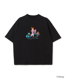 【Zootopia 2/ズートピア2】キャラクタープリント半袖Tシャツ / Over Harf Sleeve T-shirt《UNISEX》