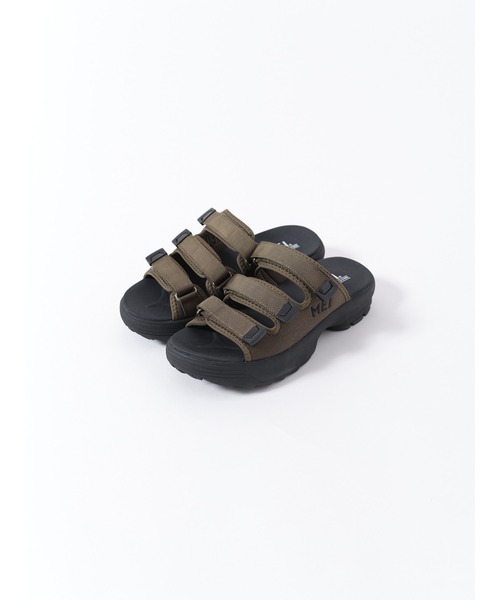 MEI(メイ)の「【 MEI / メイ 】TRIPLE STRAP SANDALS / トリプルストラップサンダル(サンダル・レディース・ブラック/ブラウン/オリーブ・M/S/L)」の3枚目の写真