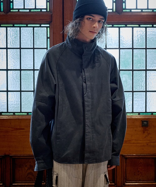 CASPER JOHN(キャスパージョン)の「High neck twill shirts/ハイネックツイルシャツ(シャツ/ブラウス・メンズ・ブラック/チャコールグレー・LARGE/X-SMALL/MEDIUM/SMALL)」の16枚目の写真