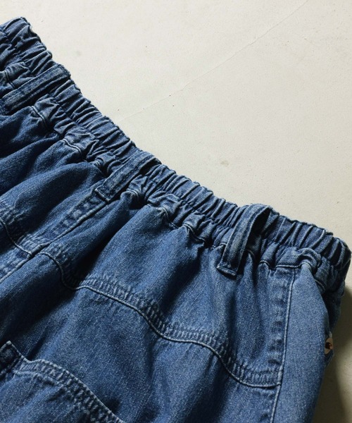 soulberry(ソウルベリー)の「夏の日差しに、さらっと穿きたいデニムのパンツ(デニムパンツ・レディース・ブルー・LL/4L/5L/M/L)」の10枚目の写真