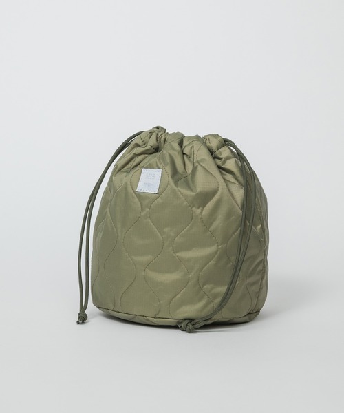 MIS(エムアイエス)の「MILITARY QUILTED EFFECTS BAG(ハンドバッグ・メンズ・ブルー/ピンク/グリーン/ブラック/ベージュ・ONESIZE)」の6枚目の写真