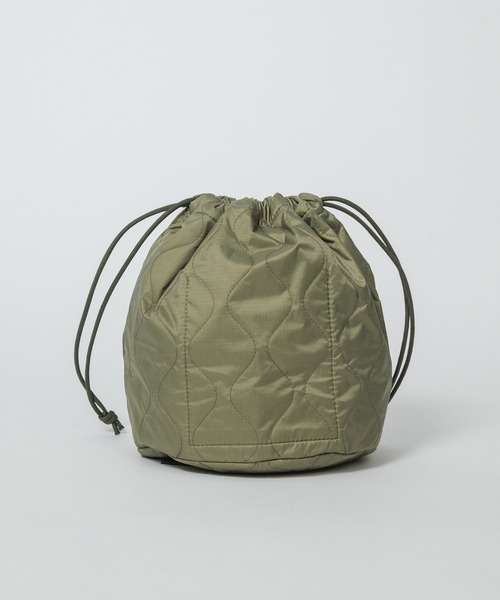 MIS(エムアイエス)の「MILITARY QUILTED EFFECTS BAG(ハンドバッグ・メンズ・ブルー/ピンク/グリーン/ブラック/ベージュ・ONESIZE)」の7枚目の写真
