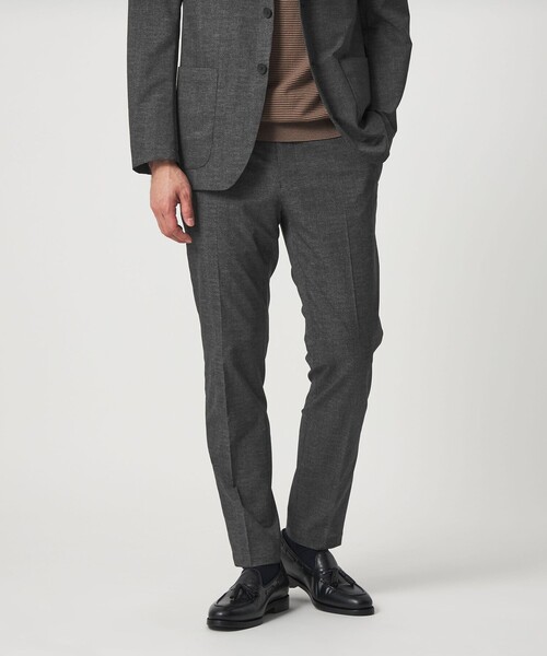 UNITED ARROWS(ユナイテッドアローズ)の「COOL DOTS プリント ノープリーツ テーパード パンツ UA COZY ウォッシャブル 2WAYストレッチ(スラックス・メンズ・ダークグレー/ネイビー・M/L/S/XL/XXL)」の5枚目の写真