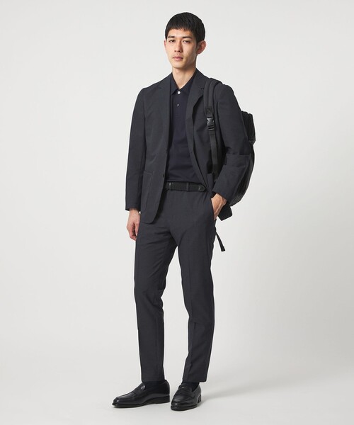 UNITED ARROWS(ユナイテッドアローズ)の「COOL DOTS プリント ノープリーツ テーパード パンツ UA COZY ウォッシャブル 2WAYストレッチ(スラックス・メンズ・ダークグレー/ネイビー・M/L/S/XL/XXL)」の8枚目の写真