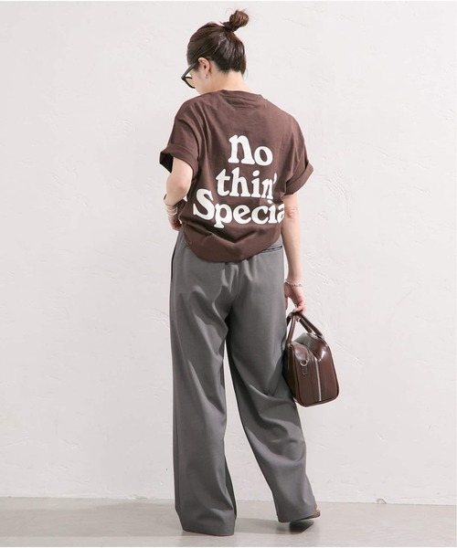 JOURNAL STANDARD(ジャーナルスタンダード)の「《追加》【接触冷感/洗える】クールワイドイージーストレッチパンツ(その他パンツ・レディース・ホワイト/チャコールグレー・36/38)」の10枚目の写真