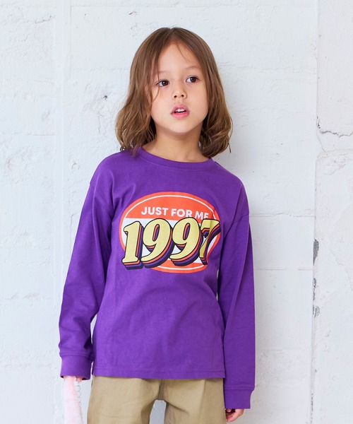MARKEY'S(マーキーズ)の「【LSP WOW!】カラバリプリント長袖Tシャツ(Tシャツ/カットソー・キッズ・ブルー/オレンジ/カーキ/グリーン/ブラック/ワインレッド/アイボリー/オフホワイト/イエロー/ライトグリーン/ネイビー/ベージュ/ライトブルー/グレー/ブラウン/チャコール/レッド/ピンク/パープル/ホワイト・130/80/140/90/150/95/100/110/120)」の15枚目の写真