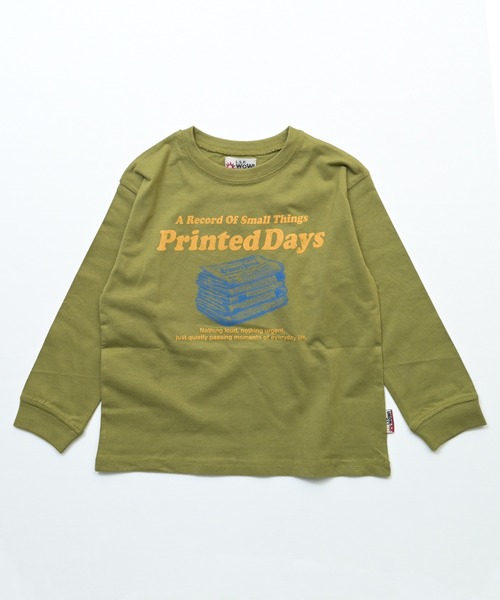 MARKEY'S(マーキーズ)の「【LSP WOW!】カラバリプリント長袖Tシャツ(Tシャツ/カットソー・キッズ・ブルー/オレンジ/カーキ/グリーン/ブラック/ワインレッド/アイボリー/オフホワイト/イエロー/ライトグリーン/ネイビー/ベージュ/ライトブルー/グレー/ブラウン/チャコール/レッド/ピンク/パープル/ホワイト・130/80/140/90/150/95/100/110/120)」の10枚目の写真