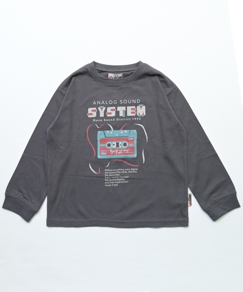 MARKEY'S(マーキーズ)の「【LSP WOW!】カラバリプリント長袖Tシャツ(Tシャツ/カットソー・キッズ・ブルー/オレンジ/カーキ/グリーン/ブラック/ワインレッド/アイボリー/オフホワイト/イエロー/ライトグリーン/ネイビー/ベージュ/ライトブルー/グレー/ブラウン/チャコール/レッド/ピンク/パープル/ホワイト・130/80/140/90/150/95/100/110/120)」の7枚目の写真