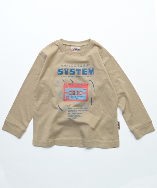 MARKEY'S(マーキーズ)の「【LSP WOW!】カラバリプリント長袖Tシャツ(Tシャツ/カットソー・キッズ・ブルー/オレンジ/カーキ/グリーン/ブラック/ワインレッド/アイボリー/オフホワイト/イエロー/ライトグリーン/ネイビー/ベージュ/ライトブルー/グレー/ブラウン/チャコール/レッド/ピンク/パープル/ホワイト・130/80/140/90/150/95/100/110/120)」の22枚目の写真