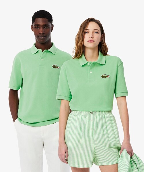 LACOSTE グリーン ポロシャツ 半袖 セール/ブランド古着】半袖ポロシャツ（ポロシャツ）｜LACOSTE