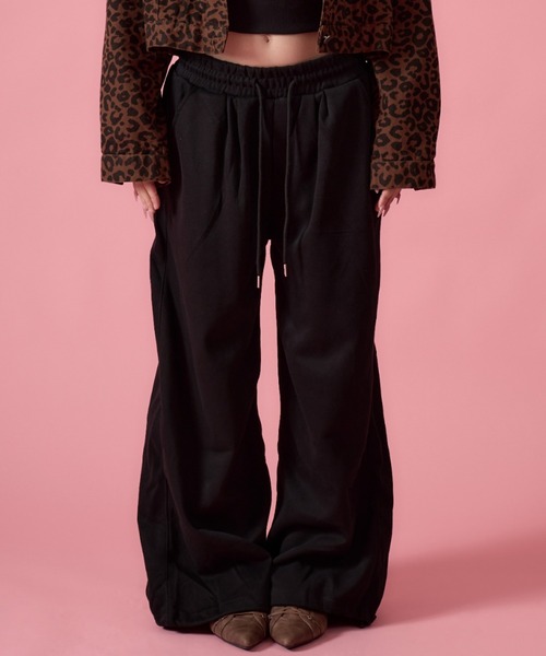 mindseeker girls(マインドシーカーガールズ)の「Rhinestone Sweatpants / ラインストーンスウェットパンツ(スウェットパンツ・レディース・グレー/ブラック・FREE)」の12枚目の写真