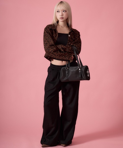 mindseeker girls(マインドシーカーガールズ)の「Rhinestone Sweatpants / ラインストーンスウェットパンツ(スウェットパンツ・レディース・グレー/ブラック・FREE)」の17枚目の写真