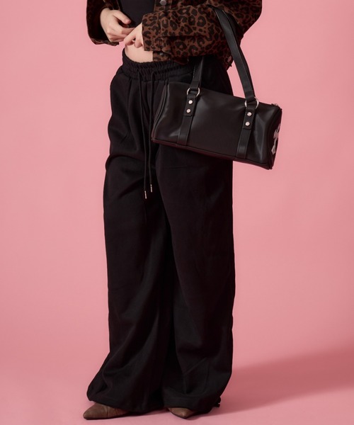 mindseeker girls(マインドシーカーガールズ)の「Rhinestone Sweatpants / ラインストーンスウェットパンツ(スウェットパンツ・レディース・グレー/ブラック・FREE)」の14枚目の写真