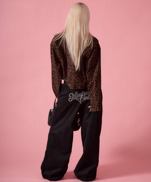 mindseeker girls(マインドシーカーガールズ)の「Rhinestone Sweatpants / ラインストーンスウェットパンツ(スウェットパンツ・レディース・グレー/ブラック・FREE)」の20枚目の写真