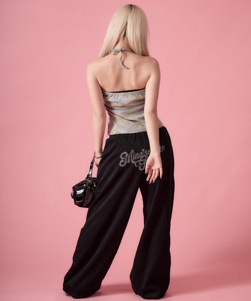 mindseeker girls(マインドシーカーガールズ)の「Rhinestone Sweatpants / ラインストーンスウェットパンツ(スウェットパンツ・レディース・グレー/ブラック・FREE)」の21枚目の写真