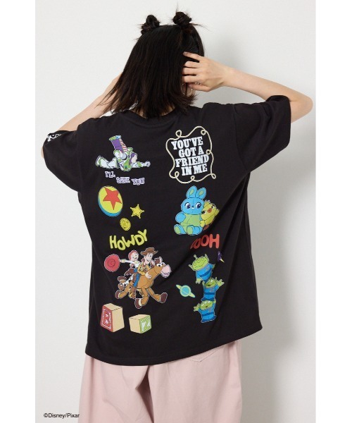 RODEO CROWNS WIDE BOWL（ロデオクラウンズワイドボウル）の「(TOY STORY)FRIEND Tシャツ（Tシャツ/カットソー・レディース・オフホワイト/ブラウン/パープル/ブラック・SMALL/MEDIUM）」の10枚目の写真