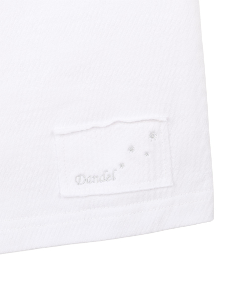 DANDEL(ダンデル)の「DD check inset symbol tee (WHITE)(Tシャツ/カットソー・レディース・その他・1/2)」の5枚目の写真