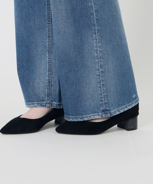 Healthy denim（ヘルシーデニム）の「《追加3》HEALTHY DENIM/ヘルシーデニム SLOBE別注 Quiche（デニムパンツ・レディース・ブルー・22cm/24cm/25cm）」の5枚目の写真