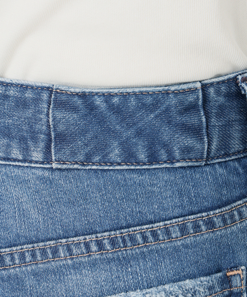 Healthy denim（ヘルシーデニム）の「《追加3》HEALTHY DENIM/ヘルシーデニム SLOBE別注 Quiche（デニムパンツ・レディース・ブルー・22cm/24cm/25cm）」の6枚目の写真