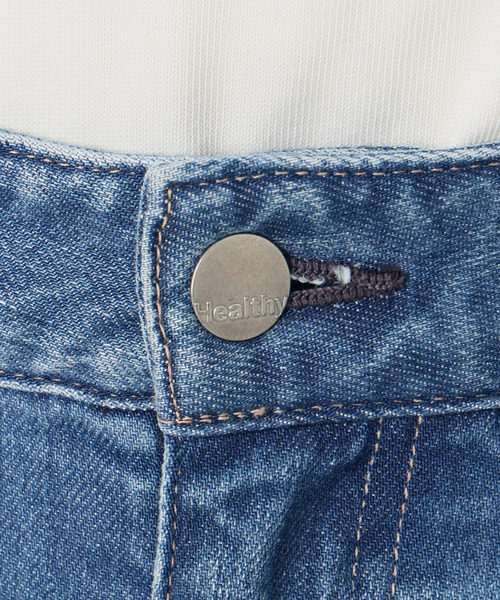 Healthy denim（ヘルシーデニム）の「《追加3》HEALTHY DENIM/ヘルシーデニム SLOBE別注 Quiche（デニムパンツ・レディース・ブルー・22cm/24cm/25cm）」の7枚目の写真
