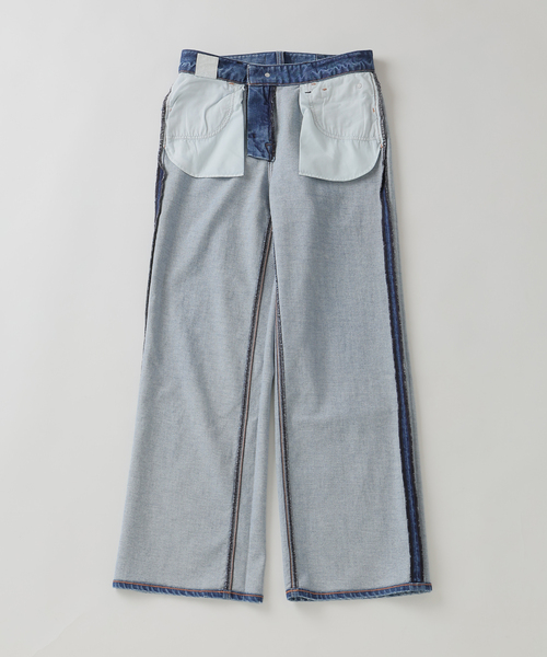 Healthy denim（ヘルシーデニム）の「《追加3》HEALTHY DENIM/ヘルシーデニム SLOBE別注 Quiche（デニムパンツ・レディース・ブルー・22cm/24cm/25cm）」の10枚目の写真