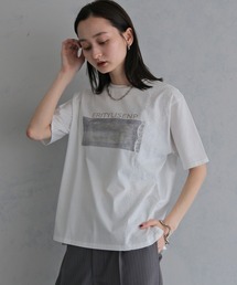 &g'aime | 【&g'aime】フォトグラフィックレースTシャツ PHOTO GRAPHIC LACE TEE(Tシャツ/カットソー)